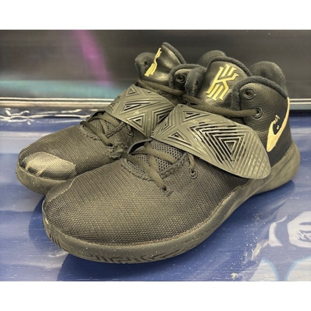 Nike Kyrie Flytrap 3 Black Gold Stitch (2021) BQ3060-008 Mens sneakers size 12